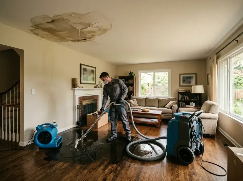 attic-pipe-burst-ceiling-drip-008 — frequently asked questions, Water Damage Restoration & Carpet Care in Beverly Hills, MI